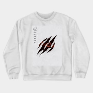 SKZ Scars with members Names | Light Crewneck Sweatshirt